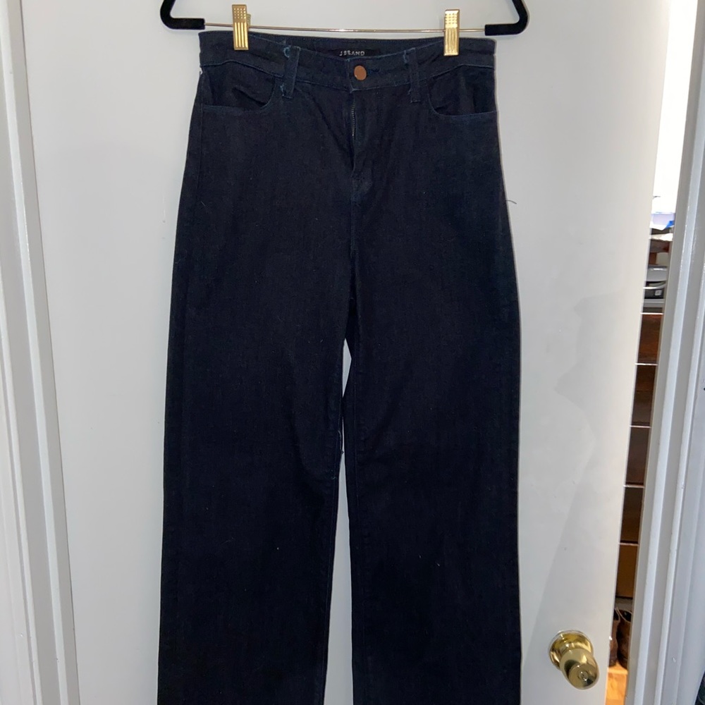 J Brand indigo wide leg gaucho jeans